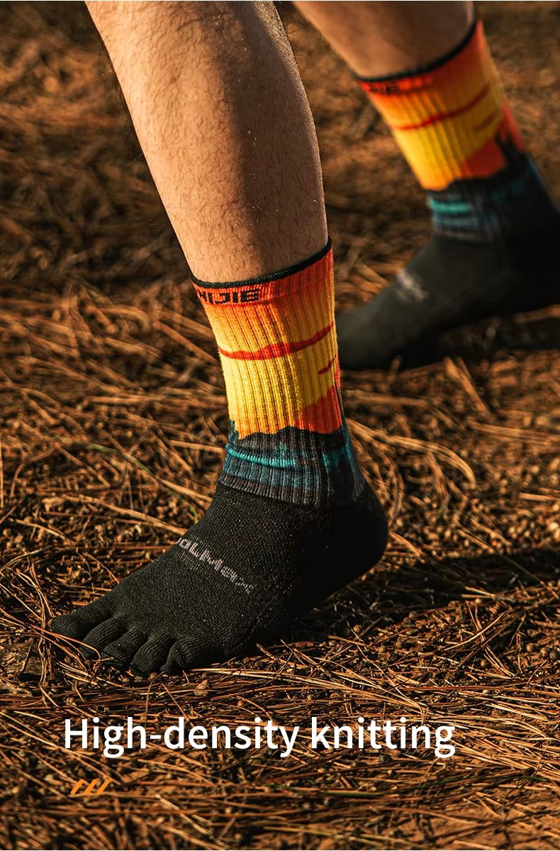 Aonijie Calf Toe Socks Model no. E4843 - DESSERT