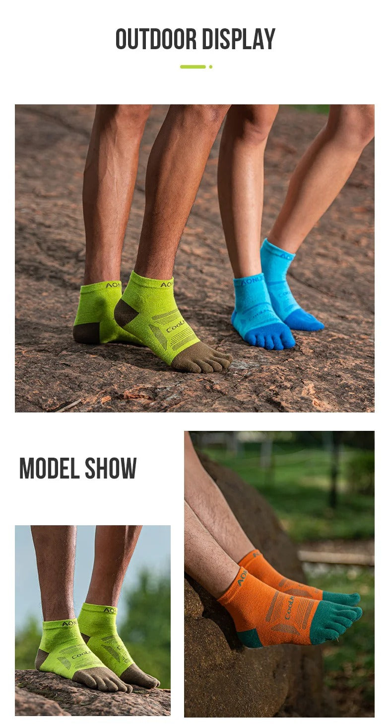 Aonijie SPORTS FIVE FINGER SOCKS Set of 3 PAIRS Model no. E4838