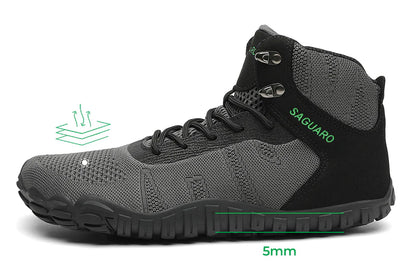 Saguaro Vitality V Barefoot Minimalist Hiking Shoes - BLACK