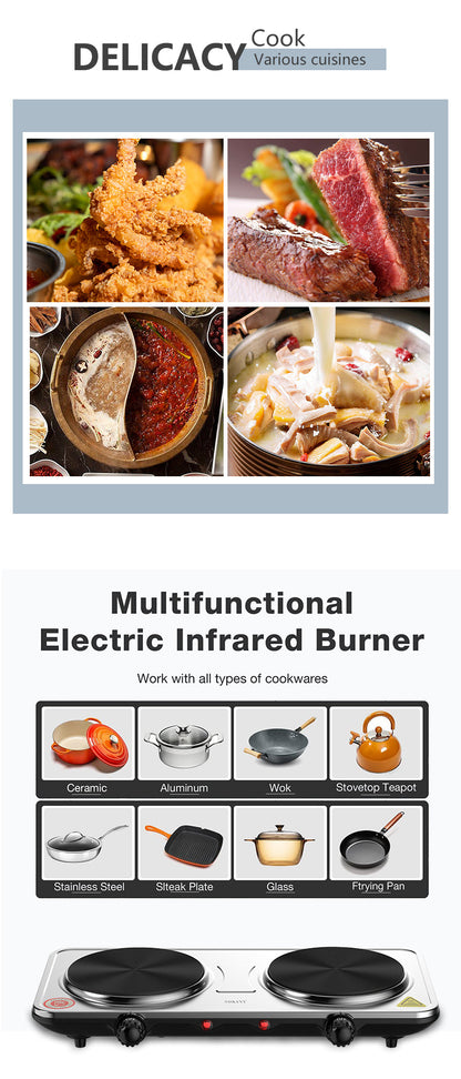 Sokany Double Heating Induction Cooker 2000W