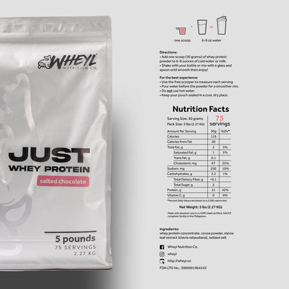 JUST Whey Protein Fiver - Salted Chocolate