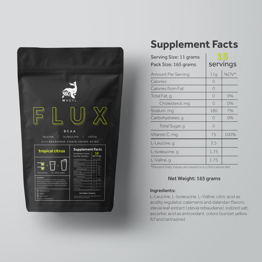 FLUX BCAA TROPICAL CITRUS 165g