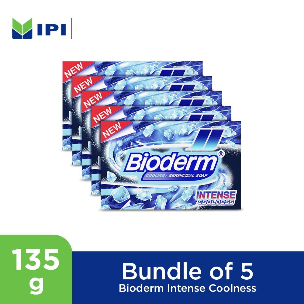 BIODERM SOAP - Intense Coolness 135g Box [Bundle of 5]
