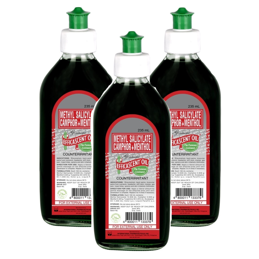 Efficascent Oil Regular 235mL (3 bottles)