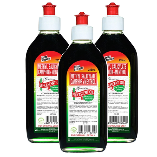 EFFICASCENT OIL-EXTRA STRENGTH (235mL x 3 bots)