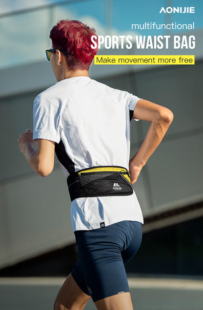 Aonijie Running Belt W8117 WAIST BELT - BLACK