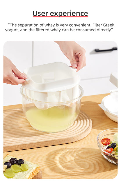 WHEY or YOGURT SEPERATOR with extra fine mesh 2.2 LITER