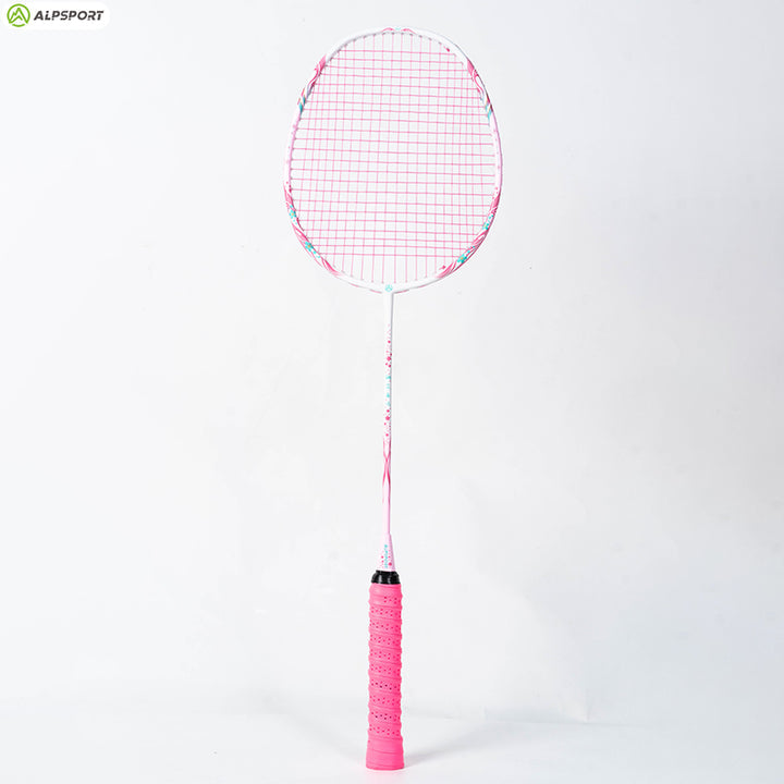 ALPSPORT - 1pc 4U BADMINTON RACKET TXCF Cherry Carbon Fiber Pink & Pur ...