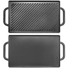 Happiness CAST IRON GRILL PAN Riversible - 51 x 23.1 x 1.5cm
