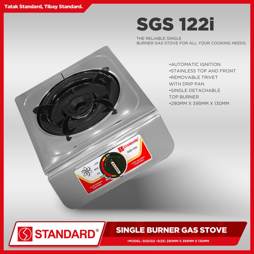 STANDARD SINGLE BURNER LPG Gas Stove - (BURNER ONLY)