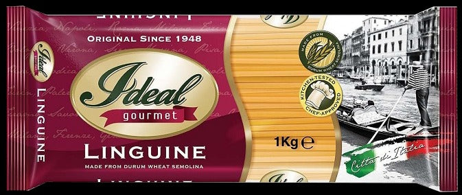 1 CASE - Ideal Gourmet Pasta -LINGUINE 1Kg (15 pcs)