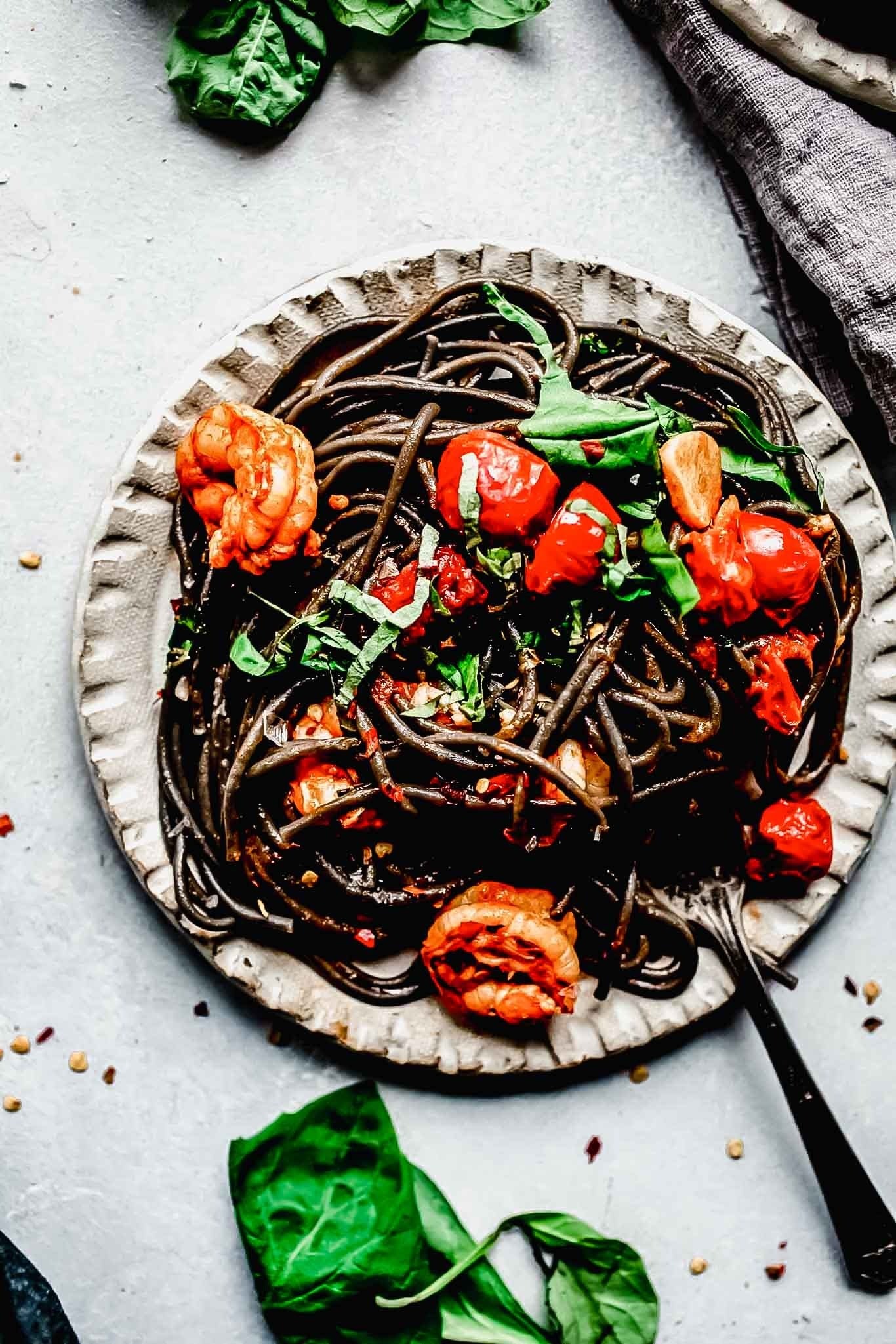 1 CASE -Idea Gourmet Pasta - SQUID INK SPAGHETTI 500g (12 pcs)