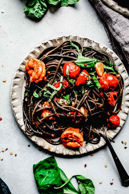 1 CASE -Idea Gourmet Pasta - SQUID INK SPAGHETTI 500g (12 pcs)
