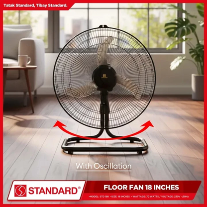 STANDARD TERMINATOR FAN 18'' -Plastic Blade