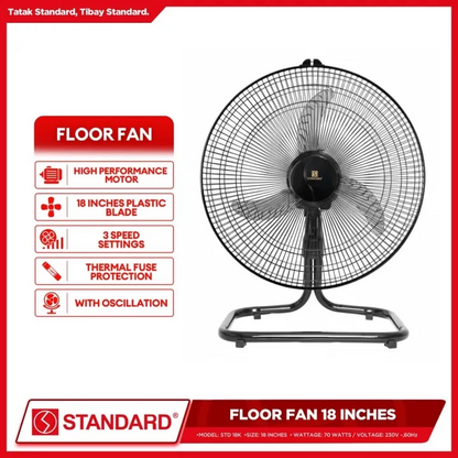STANDARD TERMINATOR FAN 18'' -Plastic Blade