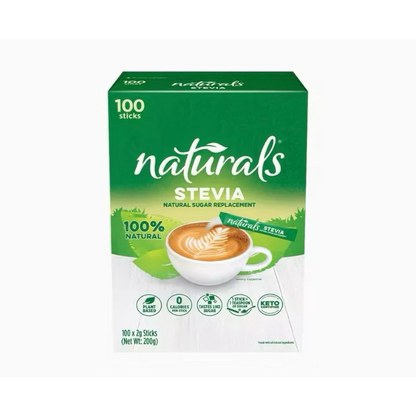 NATURALS STEVIA Zero Calorie Sweetener  - 100 sticks