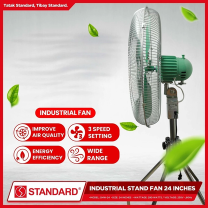 STANDARD INDUSTRIAL FAN 24″ - Metal Blade