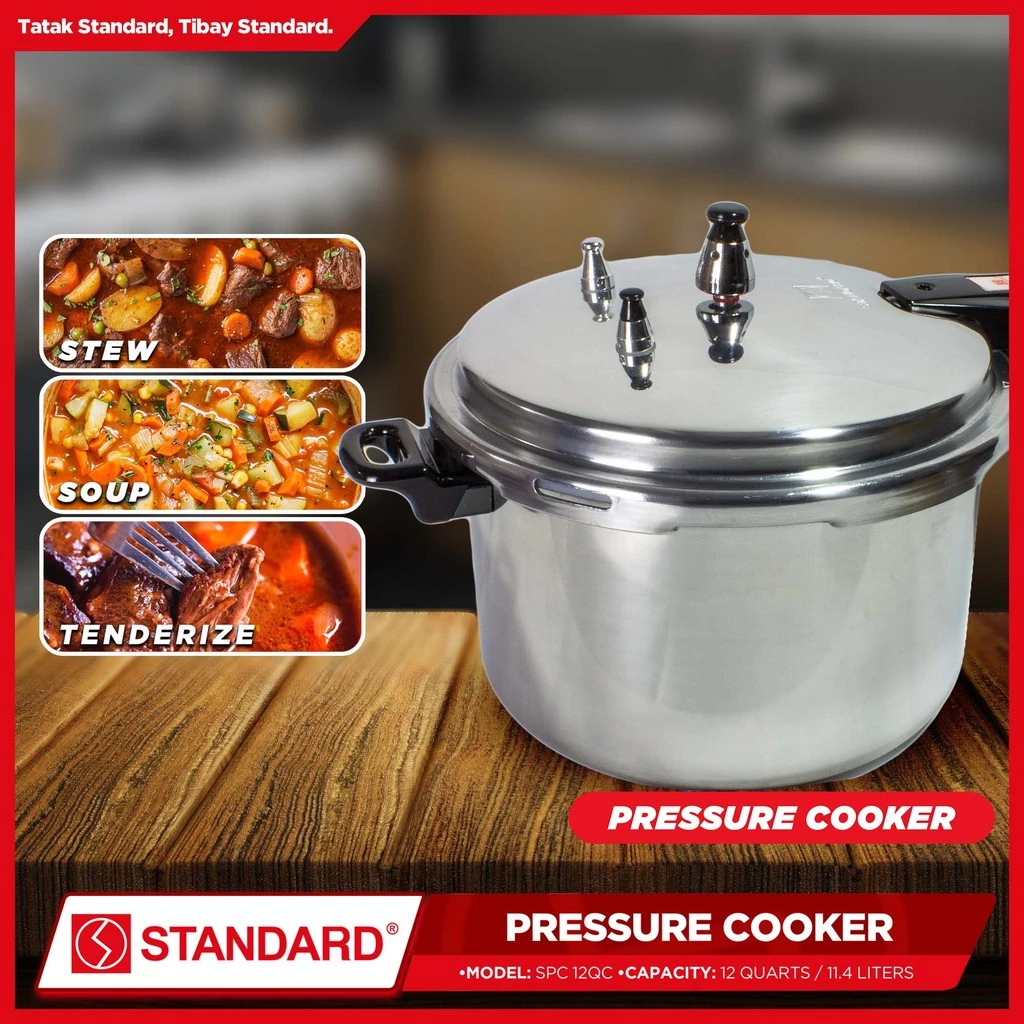 STANDARD PRESSURE COOKER 12 Quarts 11.4L