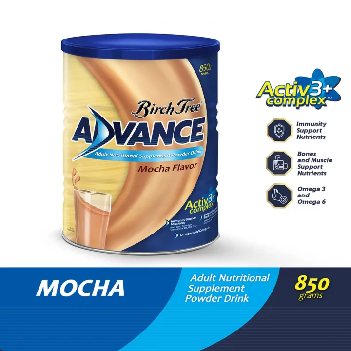Birch Tree Advance Adult Powdered Milk Mocha 850g