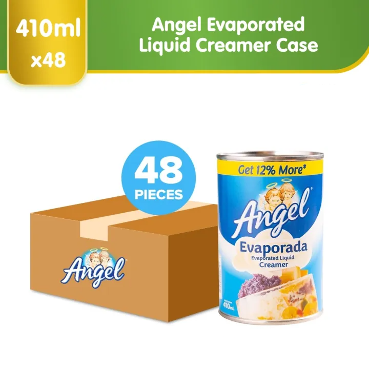 Angel EVAPORATED LIQUID CREAMER 410ml  - (Case of 48pcs)