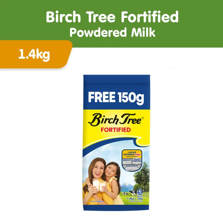 Birch Tree Fortified Powdered Milk 1.4kg with FREE 150g