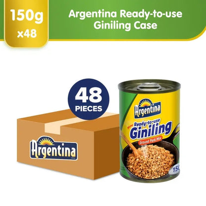Argentina Ready-to-use Giniling Ground Pork Mix 150g (Case of 48pcs) - No Preservatives