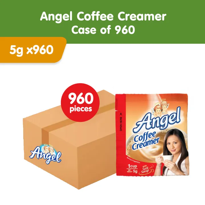 Angel COFFEE CREAMER Original 5g (Case of 960pcs) - Non-Dairy Creamer