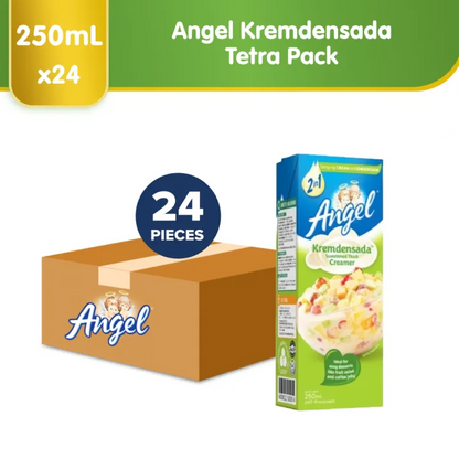 Angel KREMDENSADA Tetra 250ml - [Cream and Condensed Milk 2-in-1] - (Case of 24pcs)