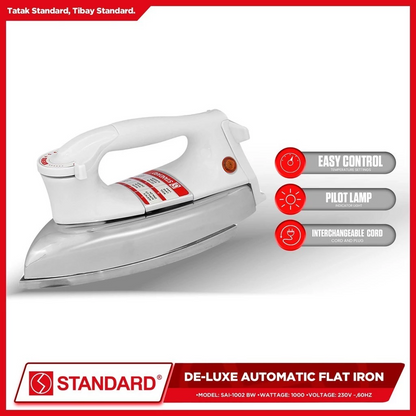 STANDARD DELUXE AUTOMATIC IRON 1000W - WHITE