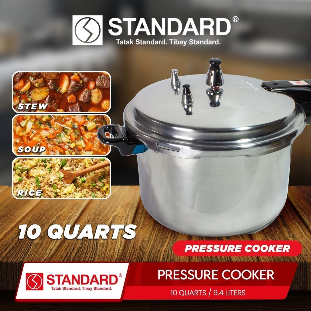 STANDARD PRESSURE COOKER 10 Quarts 9.4L