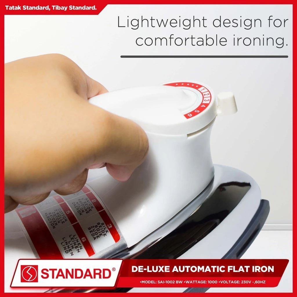 STANDARD DELUXE AUTOMATIC IRON 1000W - WHITE