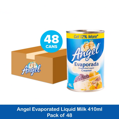 Angel EVAPORATED LIQUID CREAMER 410ml  - (Case of 48pcs)