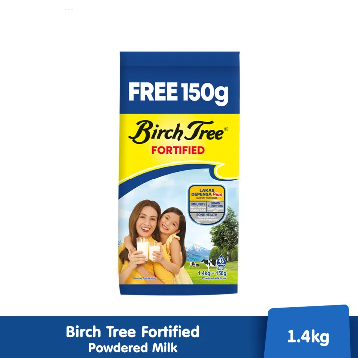 Birch Tree Fortified Powdered Milk 1.4kg with FREE 150g