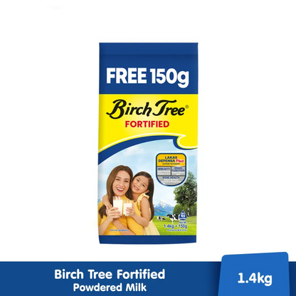 Birch Tree Fortified Powdered Milk 1.4kg with FREE 150g
