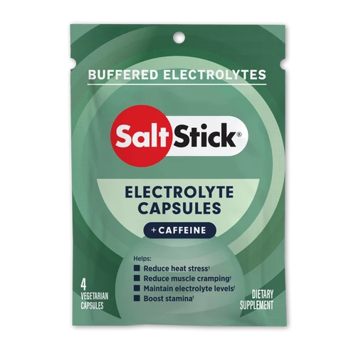 SALTSTICK Electrolyte Capsule + Caffeine) - Packet 4ct - Expiry Date: August 2027