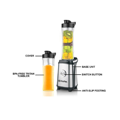 IMARFLEX IB-250P - 3in1 Blend-to-Go Blender