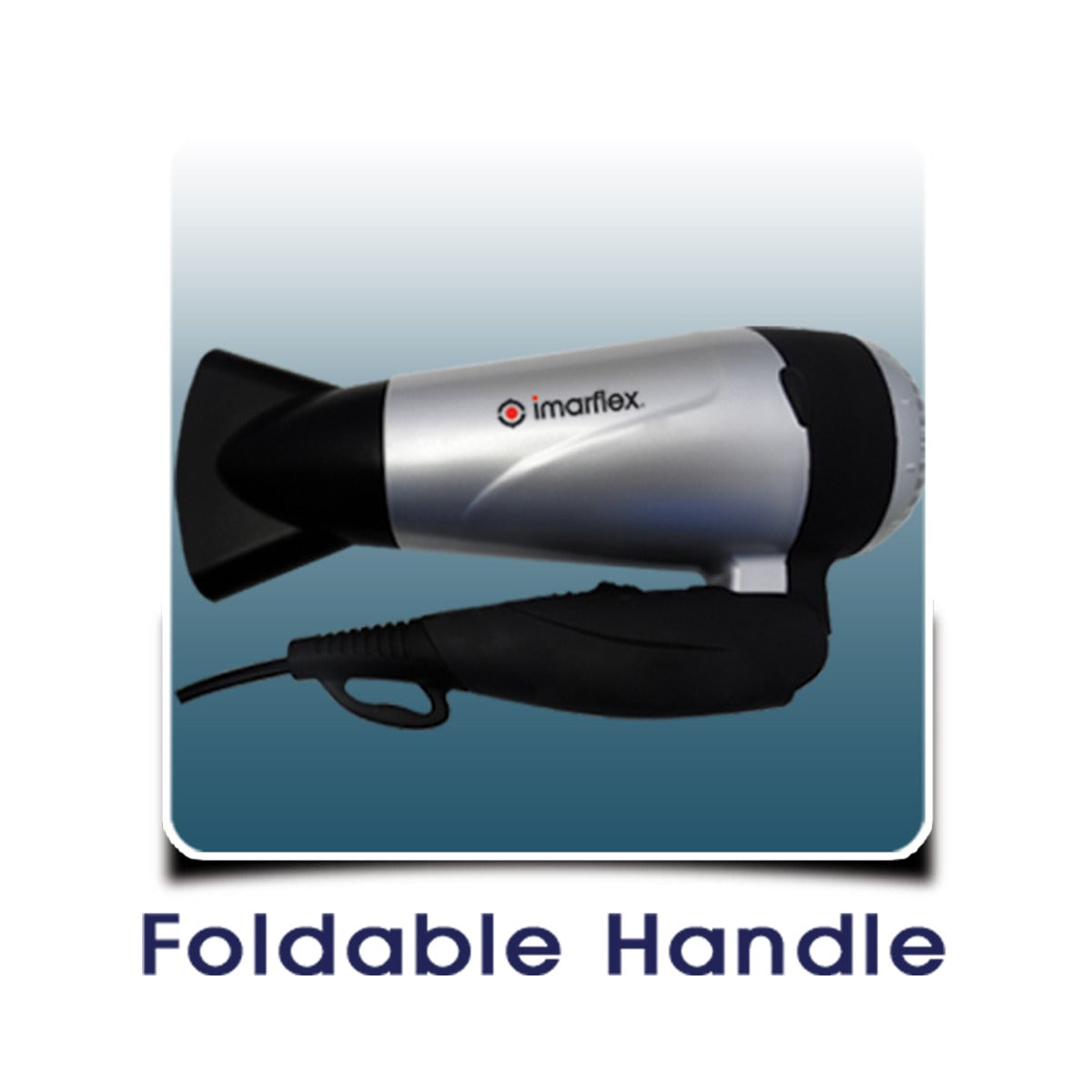 IMARFLEX  HD-1600 - Professional Hair Dryer - FOLDABLE HANDLE