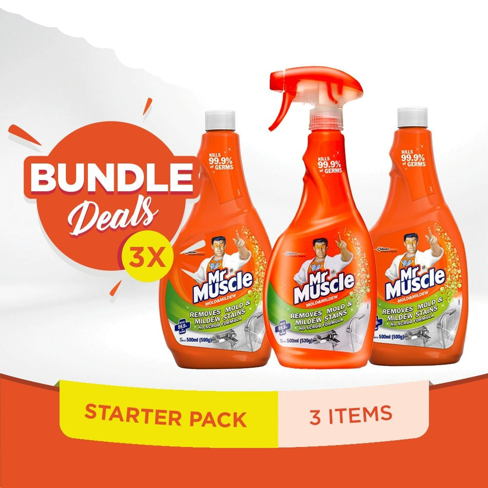 Mr Muscle - MOLD AND MILDEW STARTER PACK