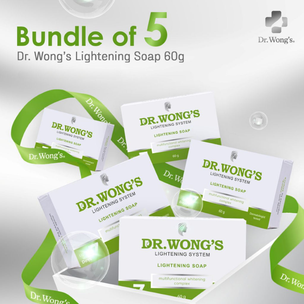 DR.WONG'S- Lightening Soap 60g [Bundle of 5]