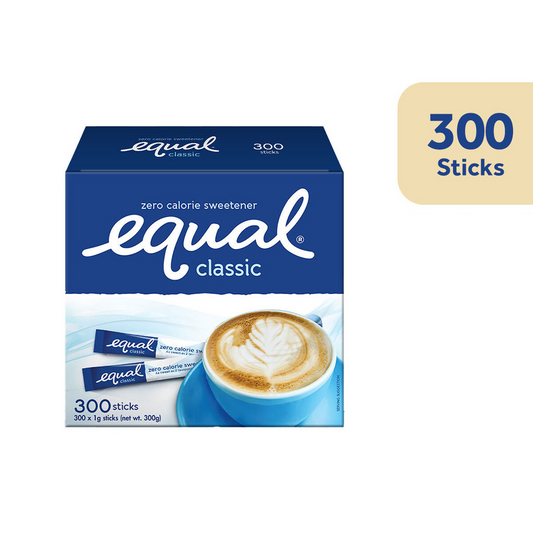 EQUAL Classic Zero Calorie Sweetener (300 Sticks per Box) - BUNDLE OF 3