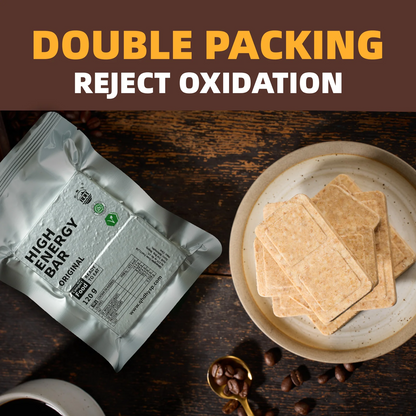 1 PC- ORIGINAL High Energy Bar 120g - Exp. Date 2045 - Hard Texture Original Flavor Salty & Sweet Taste