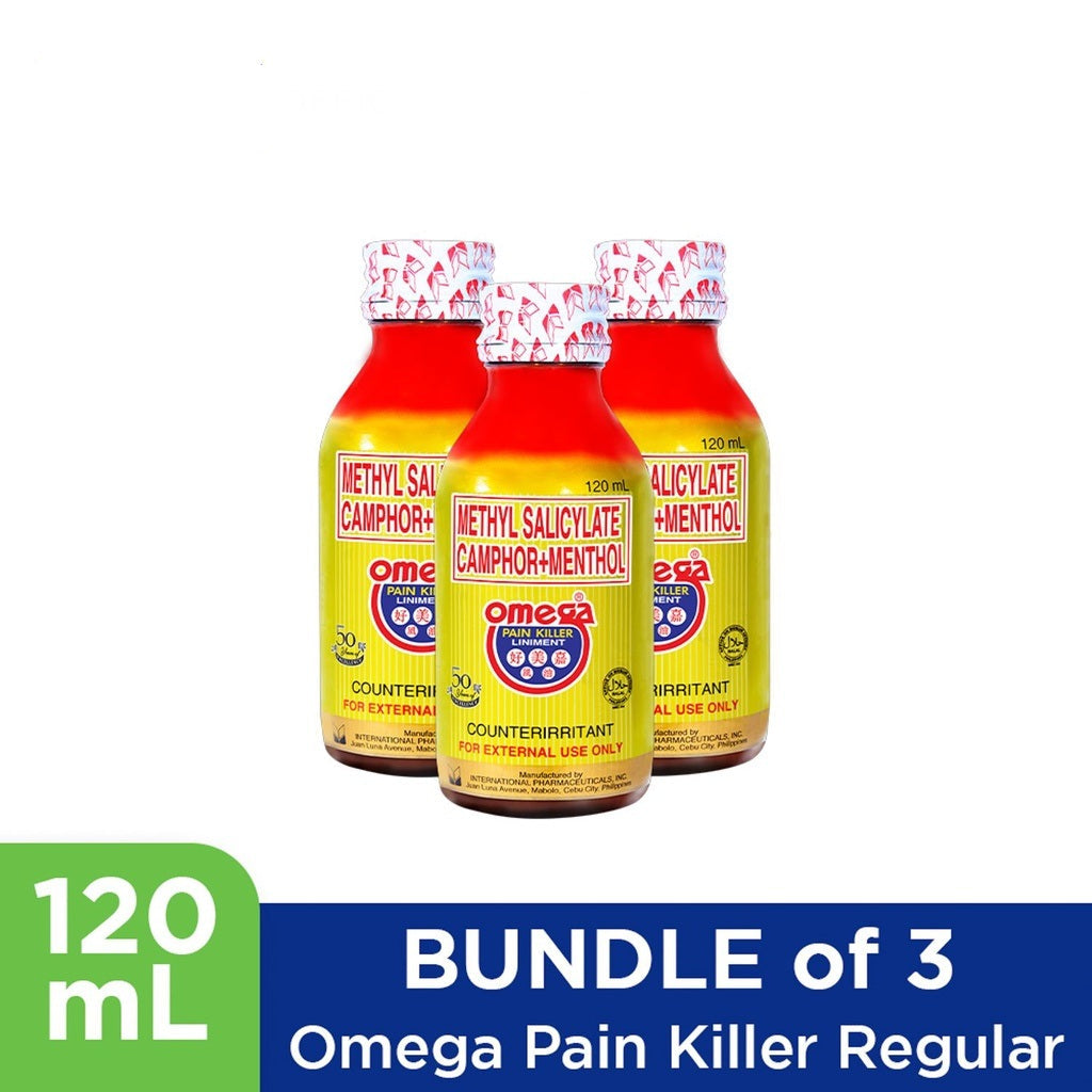 Omega Pain Killer Regular 120mL (3pcs)