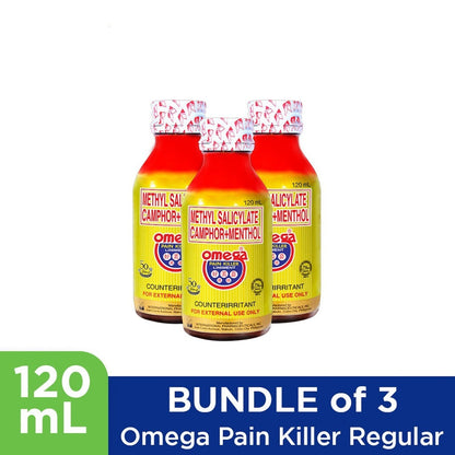Omega Pain Killer Regular 120mL (3pcs)