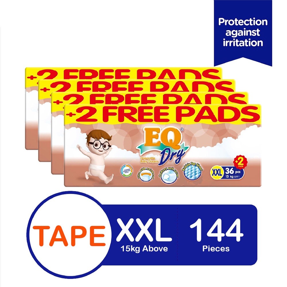 EQ DRY JUMBO PACK -  XXLarge 36's