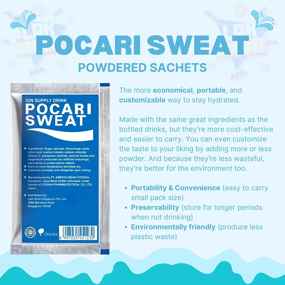 5 pcs x 13g sachet - Pocari Sweat Powder in Sachets - 5 pcs x 13g sach ...