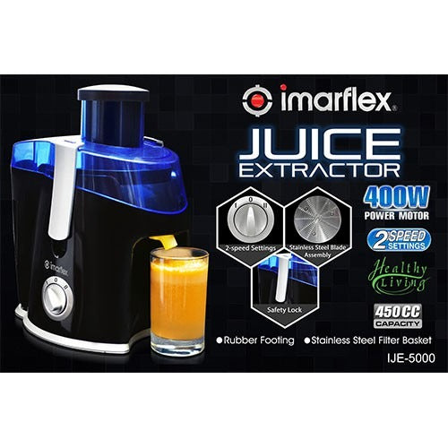 IMARFLEX  IJE-5000- Juice Extractor - BLACK