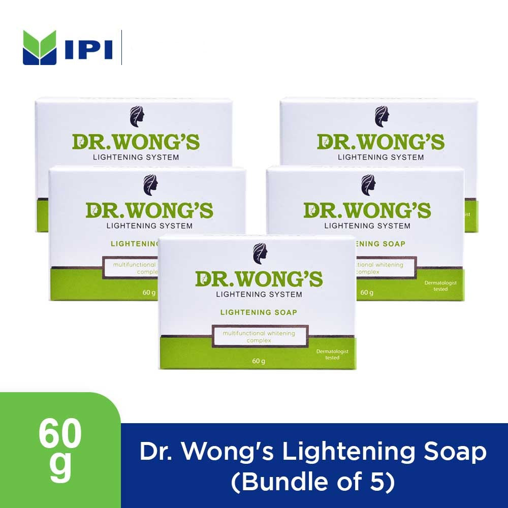 DR.WONG'S- Lightening Soap 60g [Bundle of 5]