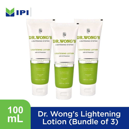 Dr.WONG'S LIGHTENING LOTION 100ml - [Bundle of 3]