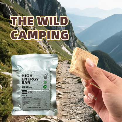 1 PC- ORIGINAL High Energy Bar 120g - Exp. Date 2045 - Hard Texture Original Flavor Salty & Sweet Taste