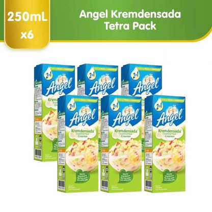 Angel KREMDENSADA Tetra 250ml - [Cream and Condensed Milk 2-in-1] - (Case of 24pcs)